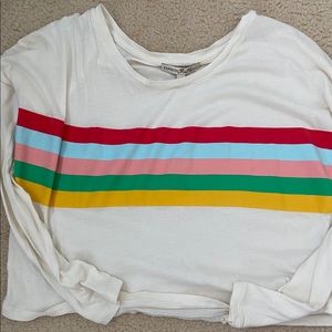Express Rainbow Lines Long Sleeve Shirt
